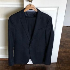 Zara 36 men’s navy suit